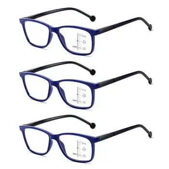 Férfiak, Nők, Szemvédő Vintage Egyszerű Ultra Könnyű Szemüveg Olvasó Szemüveg Progresszív Multifokális Anti-Kék Fény
